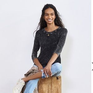Anthropologie Pilcro Elissa Ruched Top